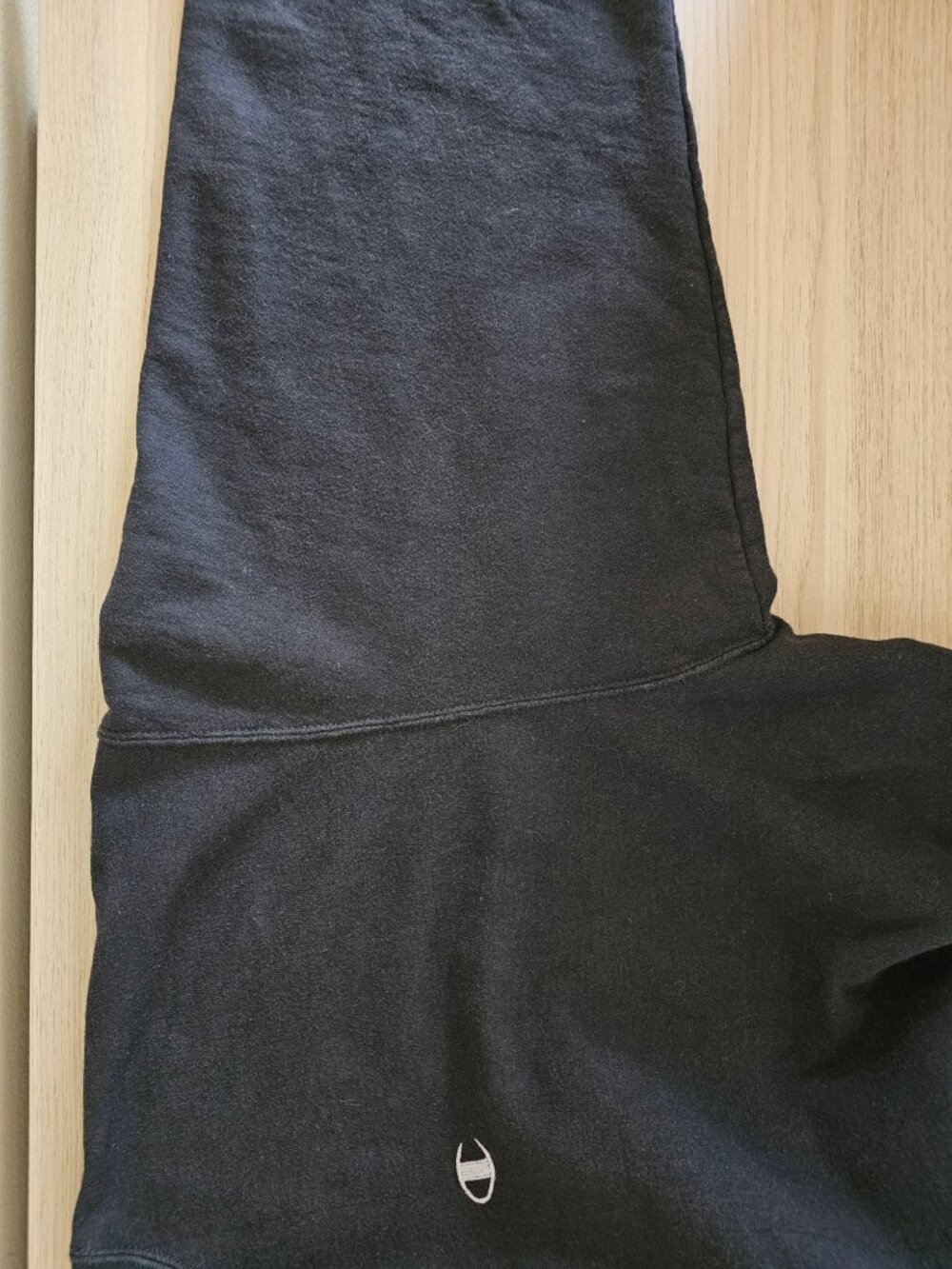 Vintage Black Champion Crewneck Sweatshirt - Size XXL (Y2K Mid-2000s) - Picture 4 of 11